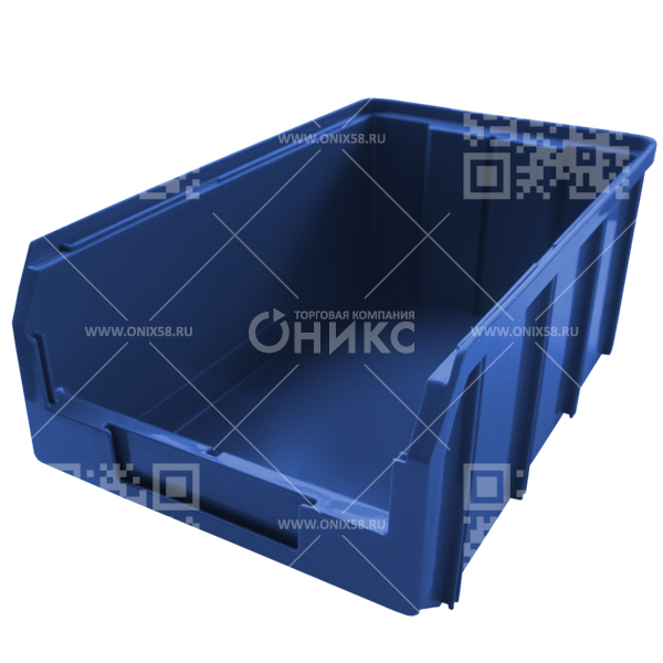 Ящик пластиковый V-3 341*207*143 синий