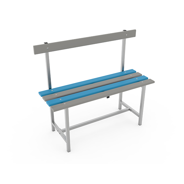Скамья СТ-2П, спинка 1000мм. пластик  арт. 12049