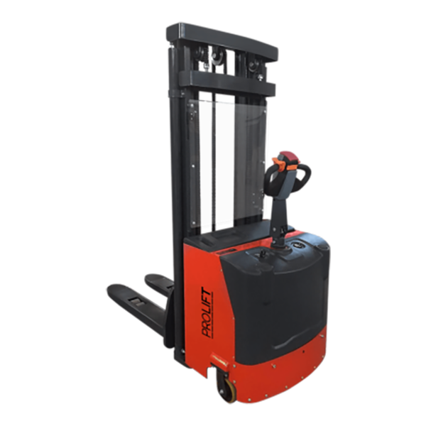 Штабелер самоходный SDR2045 Li-ion,  2000кг., 4,5м. с электроподъемом, АКБ 150Ah