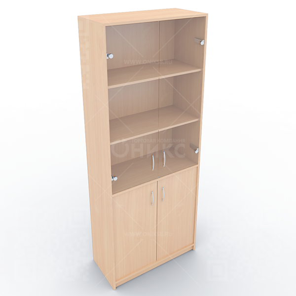 Шкаф серии А №5 А-310/А-стл310 прозр., 770*370*2000мм. (НАБОР)