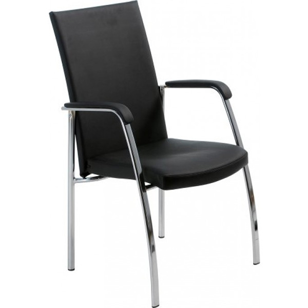 Стул офисный Тренд М хром мягкий подл.