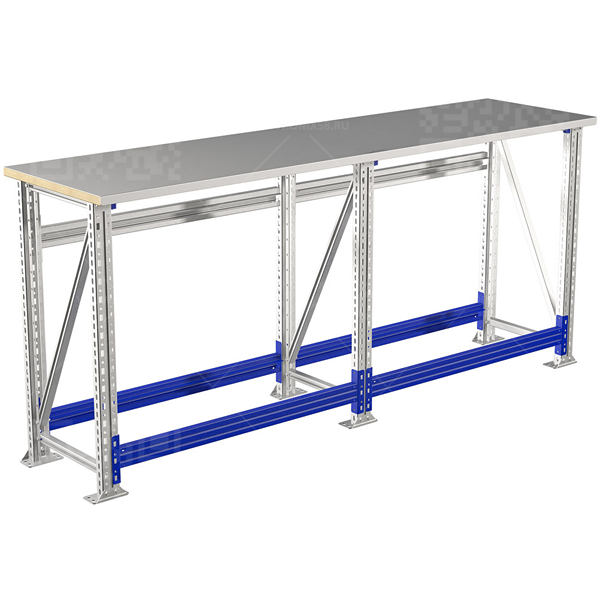 Верстак Master №107 (Master №101, стол-MT-100, опора MF-1, балка М-60 - 3шт)