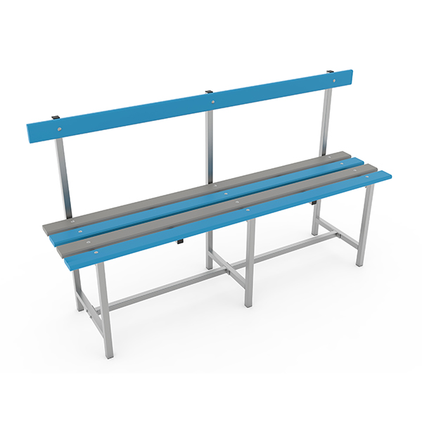 Скамья СТ-6П, спинка 2000мм. пластик  арт. 12053