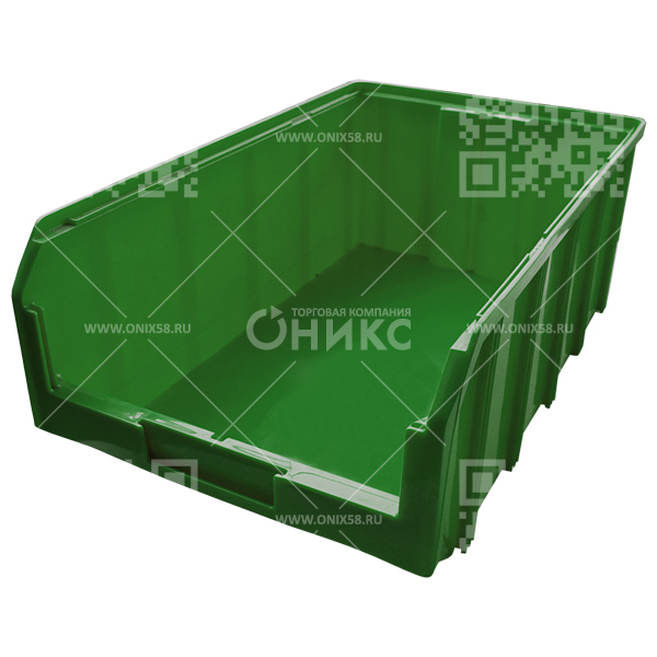 Ящик пластиковый V-4 502*305*184 зеленый