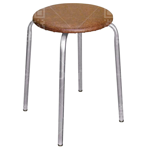 Табурет Эконом кругл. сидение коричневый ТЭ2