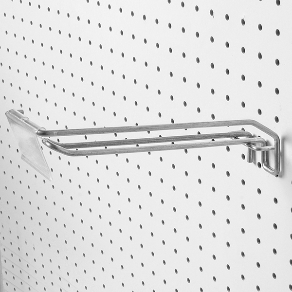 Еврокрючок для перфорации под ценникодержатель, двойной 4мм L-150мм, хром