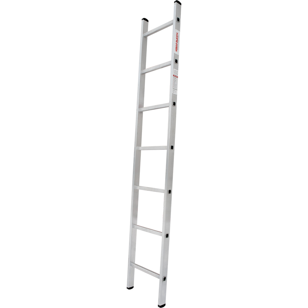 Лестница односекционная 7 ступеней, NV1210, 1,86м. алюминиевая