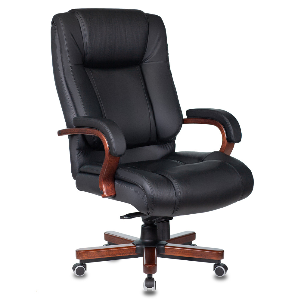 Кресло руководителя Бюрократ T-9925 WALNUT