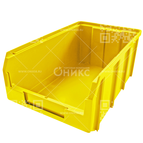 Ящик пластиковый V-3 341*207*143 желтый