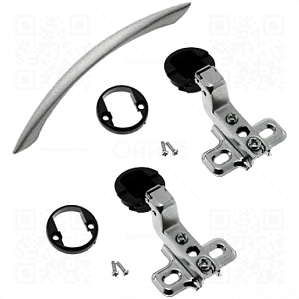 Комплект фурнитуры для стекла XGD 42-F без цвета 200х265х5 XTEN