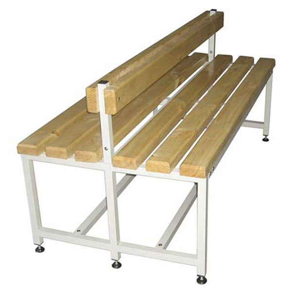 Скамья СК-2С-2000 двойная, спинка, сосна