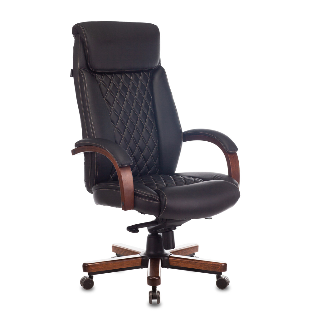 Кресло руководителя Бюрократ T-9924 WALNUT