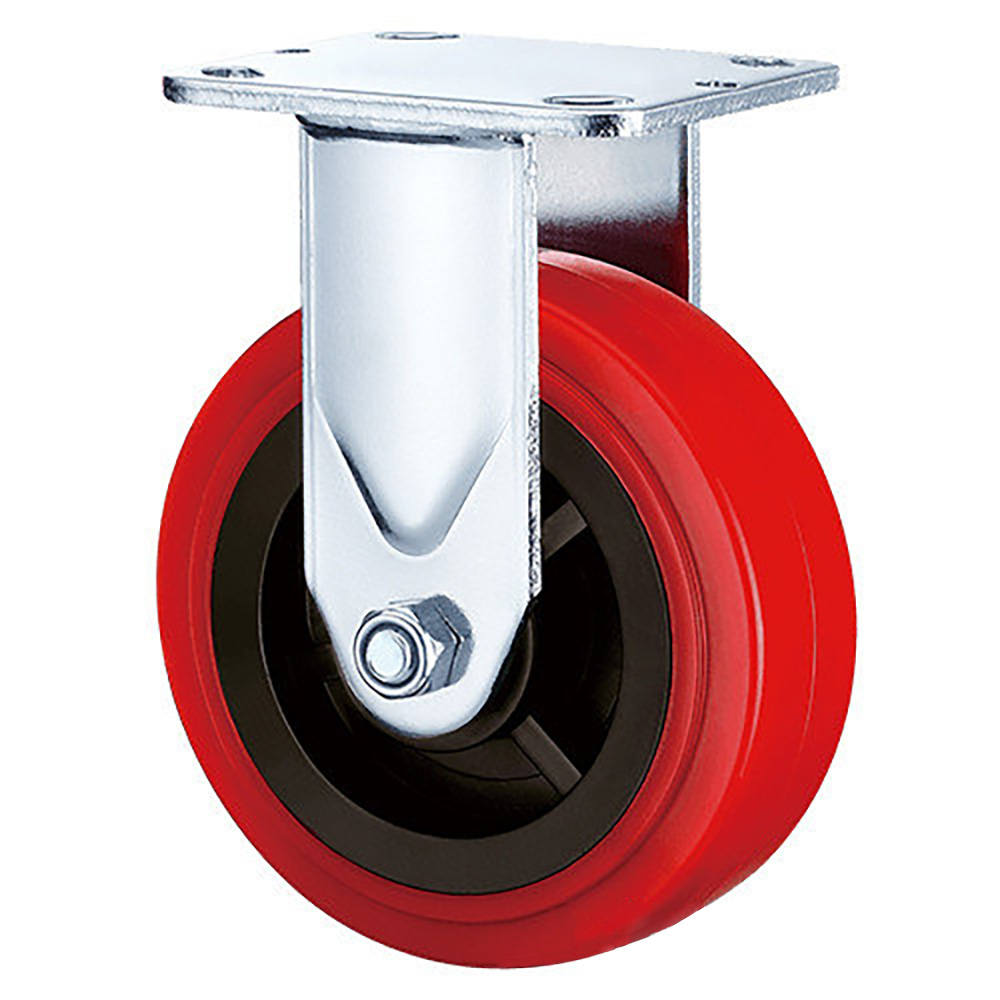 Колесная опора d200 неповоротное, нейлон. обод, полиуретан FCPn 80 г\п 500 кг (6)