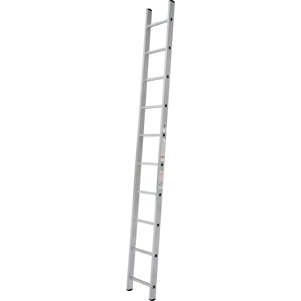 Лестница односекционная 10 ступеней, NV1210, 2,63м. алюминиевая