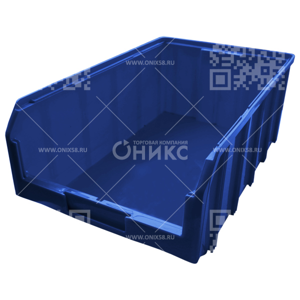 Ящик пластиковый V-4 502*305*184 синий