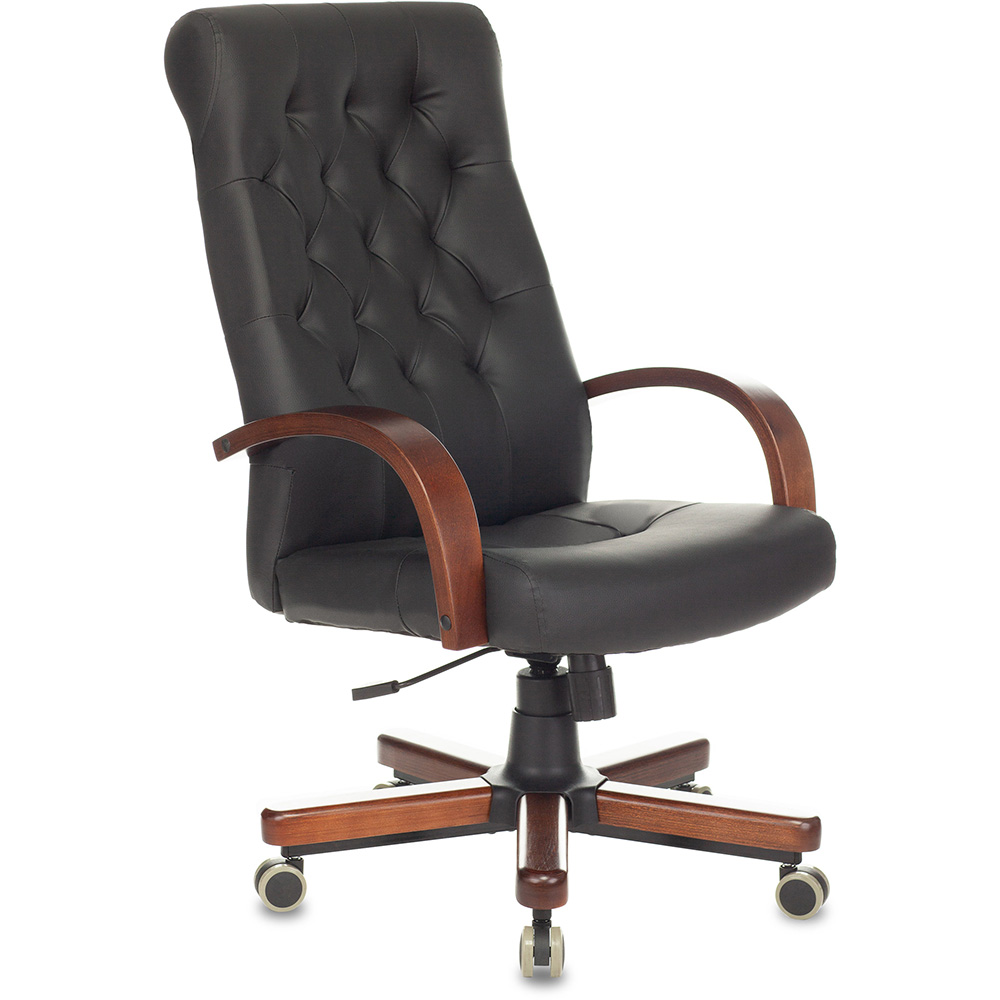 Кресло руководителя Бюрократ T-9928 WALNUT