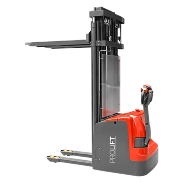 Штабелер самоходный SDR1545S Li-ion,  1500кг., 4,5м. с электроподъемом, АКБ 150Ah