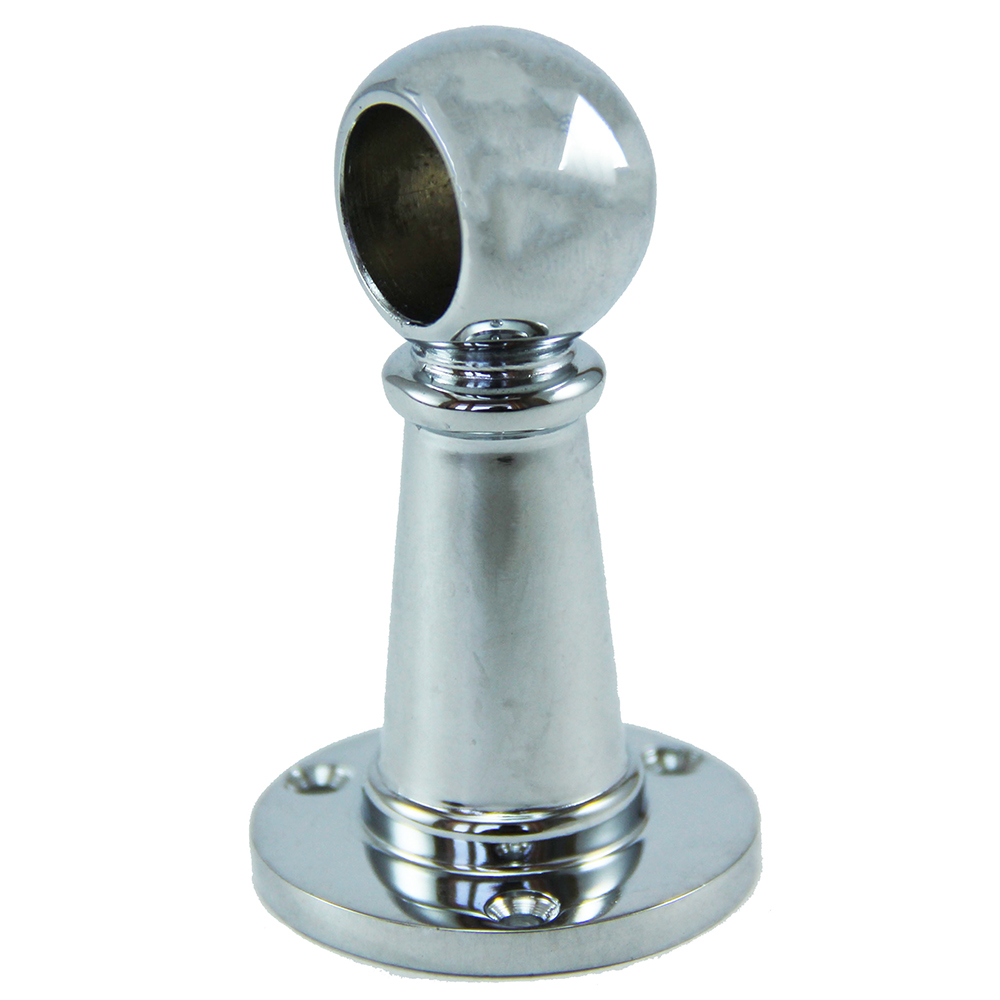 2853-10 Держатель дистанц. торцевой (большой) высота до центра отверстия 50мм (XG-019B/10)