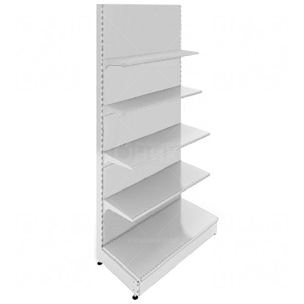 Стеллаж пристенный осн. секц. 2150*1200*500, 5 полок (500-1шт.; 400-2шт.; 300-2шт.) 