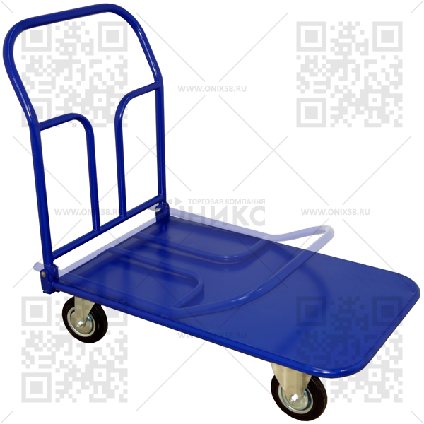 Тележка платформенная ТПСР 2 МЗ складная ручка 600*900 колеса d-125