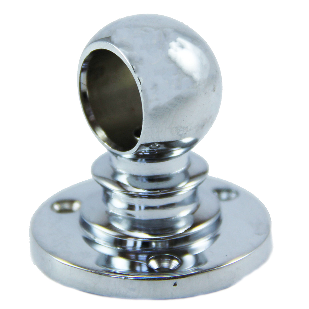 2855-10 Держатель дистанц. торцевой (малый) высота до центра отверстия 20мм (XG-021B/10) 