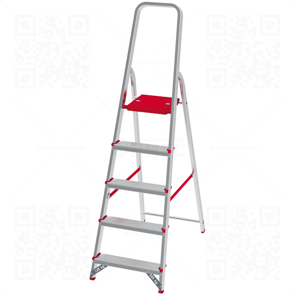 Стремянка 5 ступеней, NV3110 Новая высота, алюмин. 