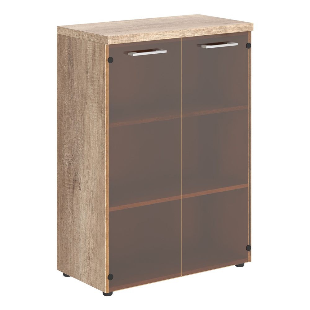 Шкаф со стеклянными дверьми и топом TMC 85.2  Z 854х452х1203 TORR-Z (НАБОР)