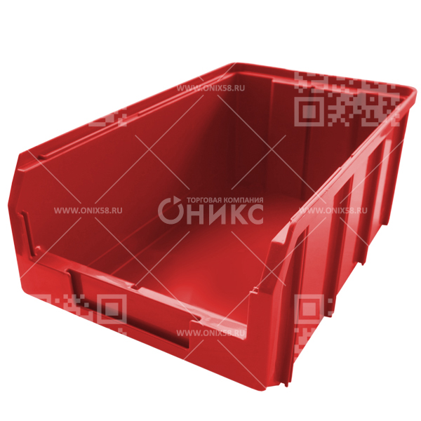 Ящик пластиковый V-3 341*207*143 красный