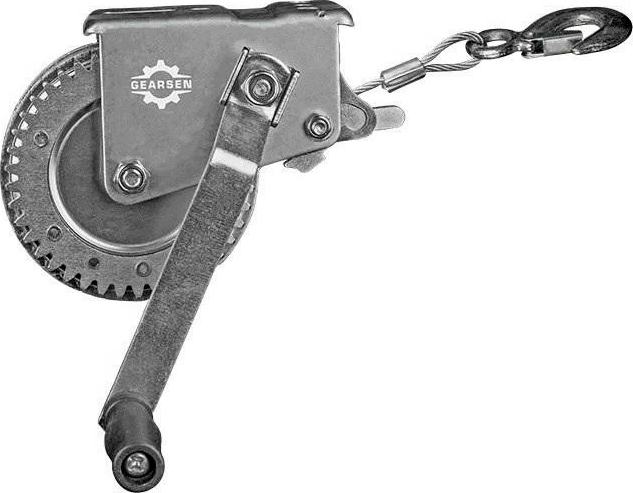 Лебедка ручная барабанная GEARSEN FD-0510 (544кг, лента 10м)