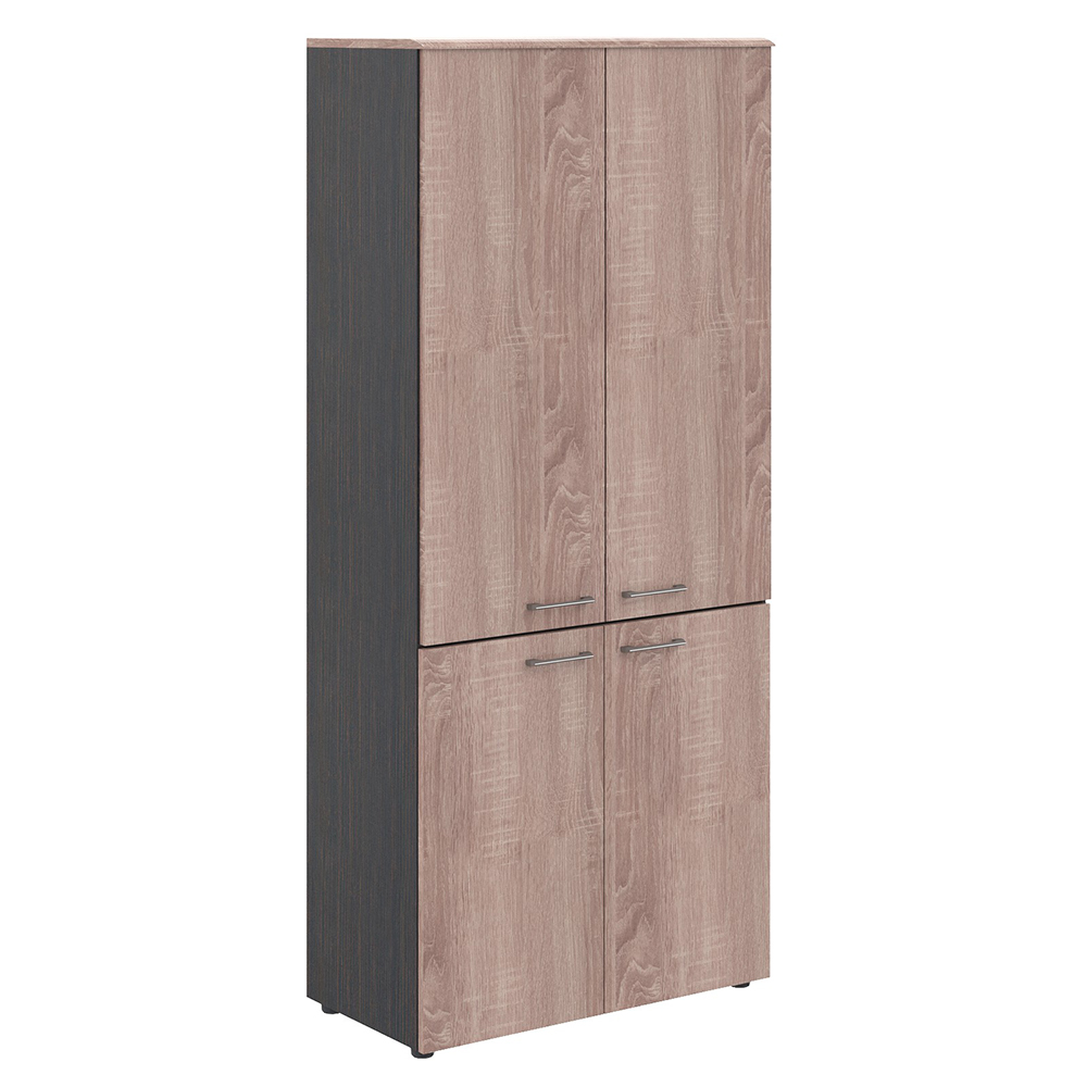 Шкаф с глухими средними и малыми дверьми WHC 85.3  856х432х1949 WAVE (НАБОР)