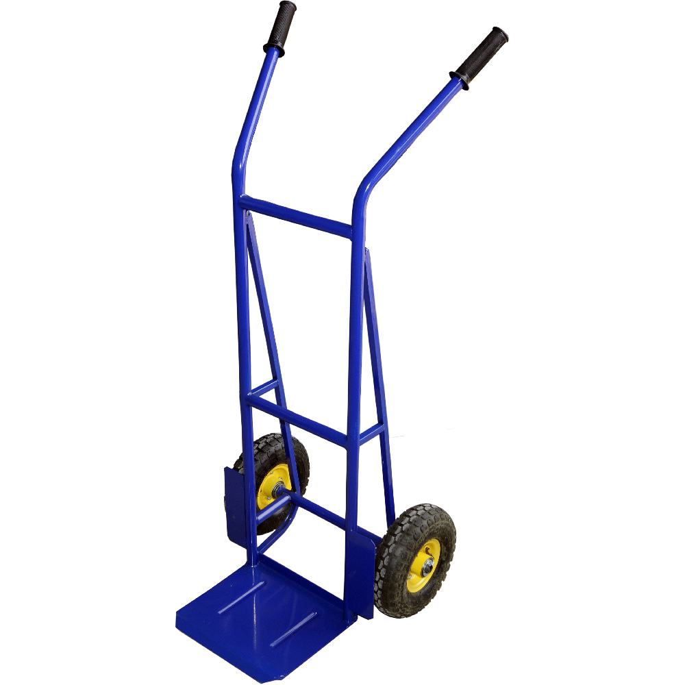 Тележка двухколесная КГ-200 колеса D-250 пневмо красный обод PR 1804(20)