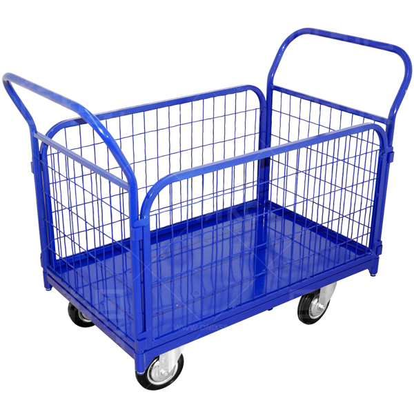 Тележка платформенная ТС 4 600*1200 с бортами колеса d-200