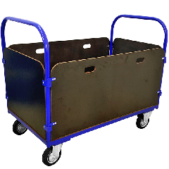 Тележки с фанерными бортами