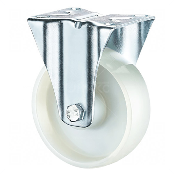 Колесная опора d195 неповоротное нейлоновое FRCn 80  г\п 320 кг (8)