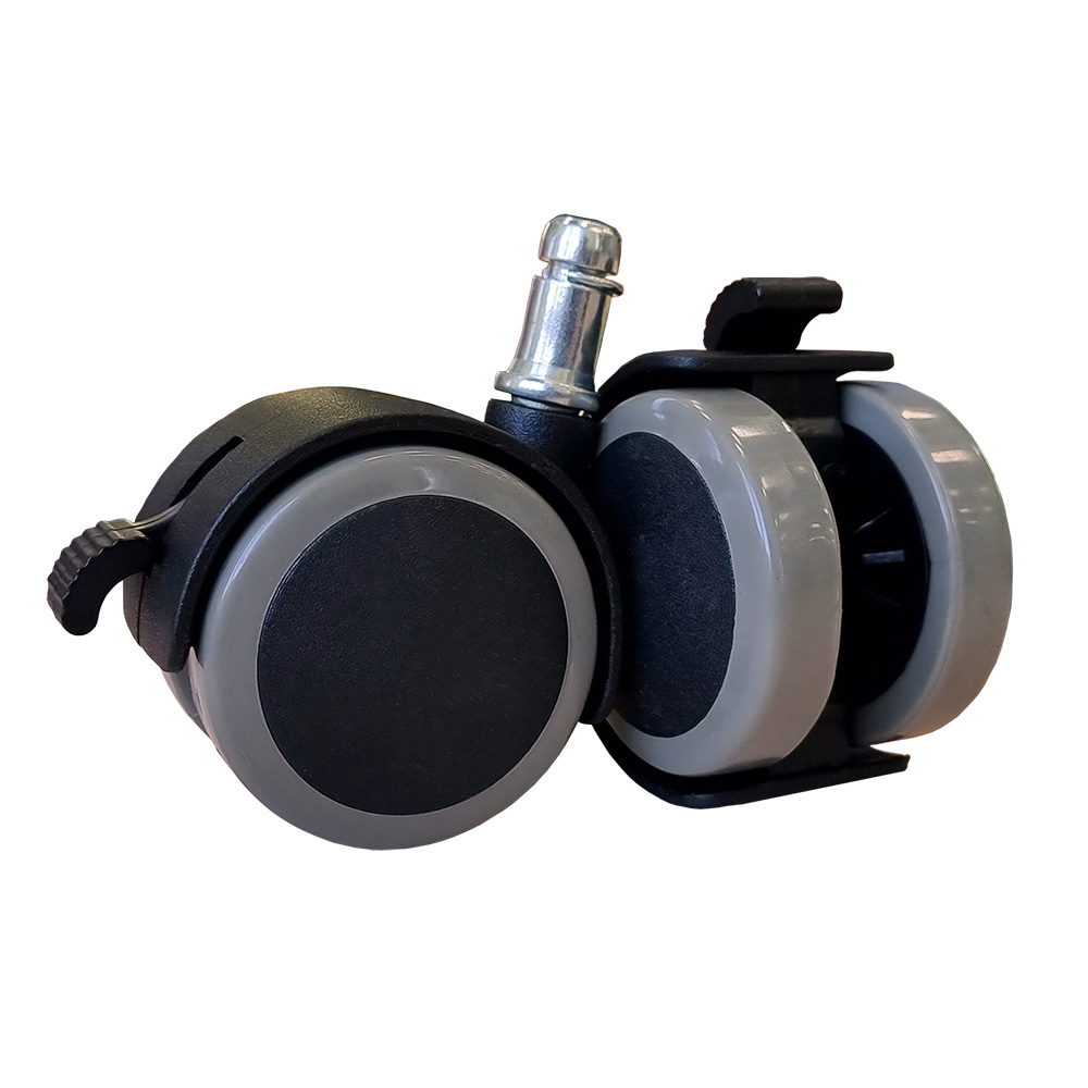 Набор колес пластик. с тормозом BlokCastorSet3580, 5 шт