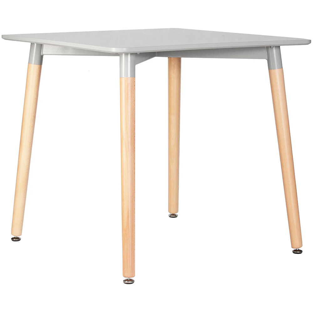 Стол обеденный SERRA LMZL-TD-103 ножки бук, столешница светло-серая