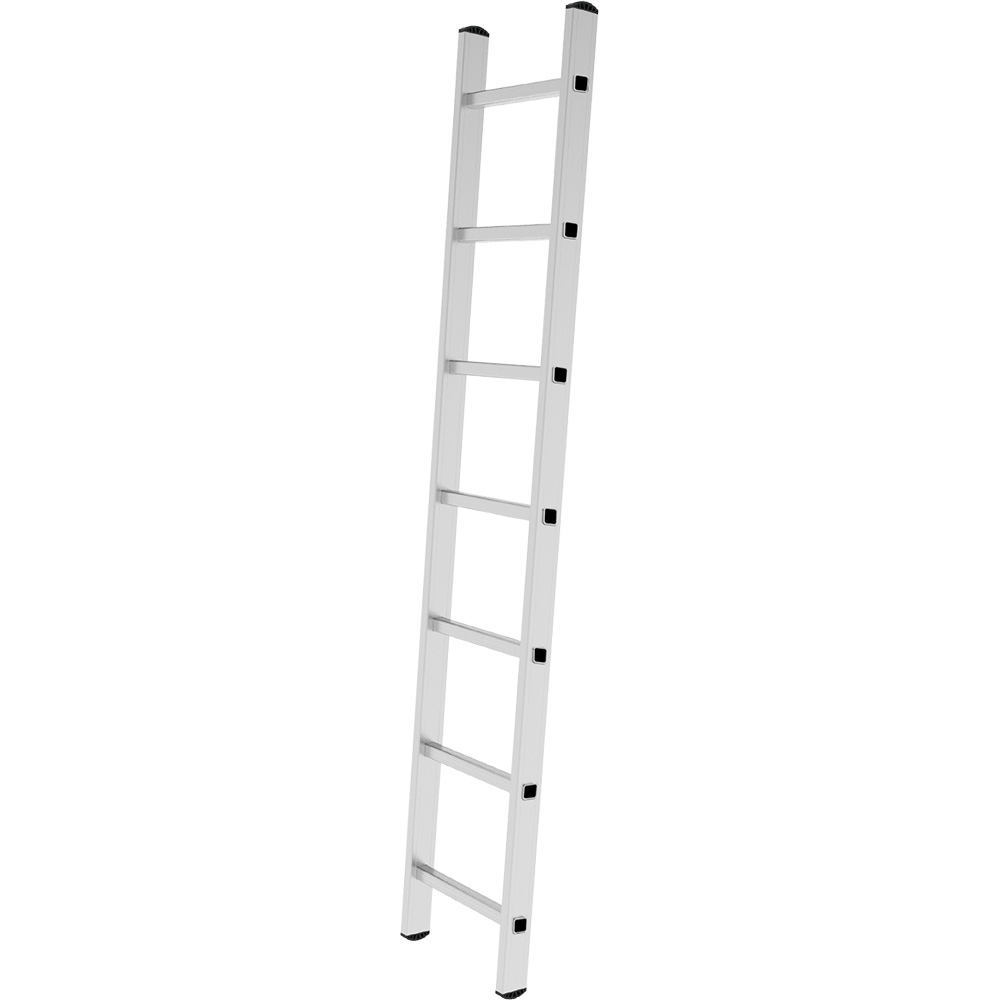 Лестница односекционная 7 ступеней, NV2210, 1,83м. алюминиевая