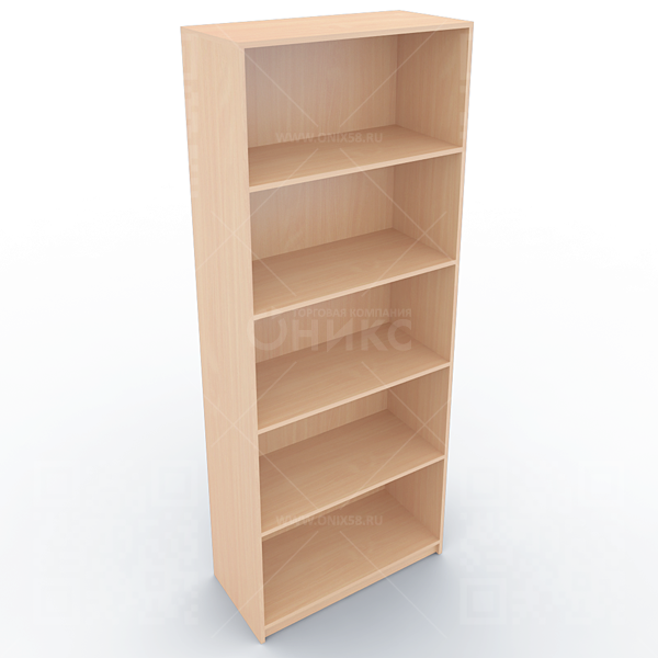 Стеллаж А-306 открытый, 4 полки, 770*370*2000мм.