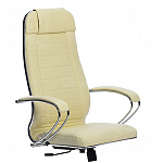 Каркас кресла МЕТТА B 1m 32P/K116 (Комплект 29) хром  (№720 кожа перф. бежевая)