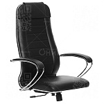 Каркас кресла МЕТТА B 1m 32P/K116 (Комплект 29) хром  (№721 кожа перф. черная)