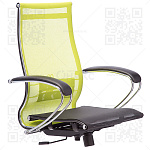 Каркас кресла МЕТТА B 2m 9/К131 (Комплект 9) (сетка Т-09 лайм/ Т-01 черная)