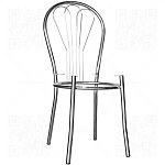 Каркас стула Венус (CH (хром))