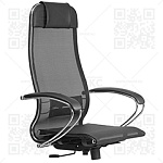 Каркас кресла МЕТТА В 1m 4/ K131 (Комплект 4)  (сетка Т-01 черная/черная)