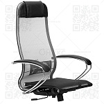 Каркас кресла МЕТТА В 1m 4/ K131 (Комплект 4)  (сетка Т-05 серая/ Т-01 черная)