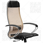 Каркас кресла МЕТТА В 1m 4/ K131 (Комплект 4)  (сетка ТА-08 золотой ротанг/ Т-01 черный)