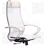 Каркас кресла МЕТТА В 1m 4/ K131 (Комплект 4)  (сетка Т-02 белая/белая)