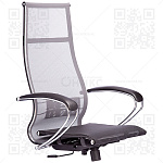 Каркас кресла МЕТТА B 1m 7/К131 (Комплект 7) (сетка Т-05 серая/ Т-01 черная)