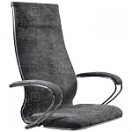 Каркас кресла МЕТТА L 1m 42/K118 снят с производства (Велюр темно-серый/темно-серый)