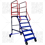 Лестница разборная ЛР 6.1 2330*11615*675 (h площ 1430мм) без колес