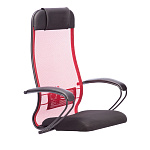 Каркас кресла МЕТТА ErgoLife Sit10  0001110  (Комплект 11) (Ub00/Wh00/K1bL) (0201110 сетка X2 красная/сид.черное/ подлок ArK-01.02T200 черн )